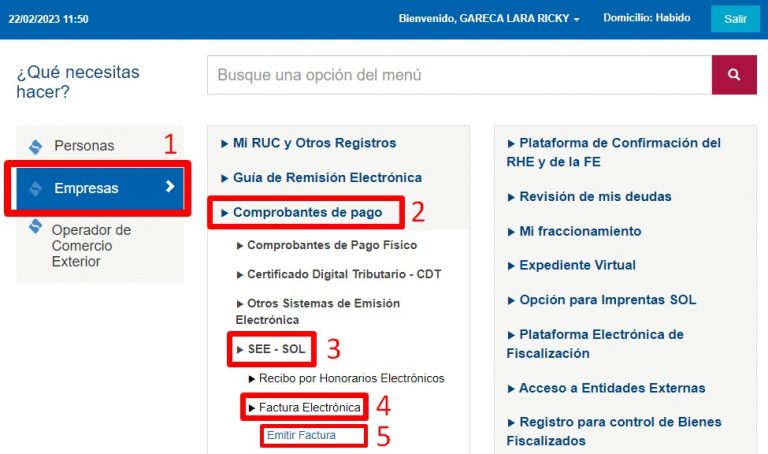 C Mo Emitir Una Factura Electr Nica En El Sistema Mifact Mifact