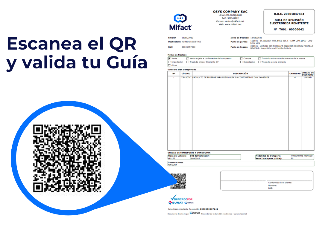 ¿cómo Validar Una Guía De Remisión Electrónica Mifact Sistema De
